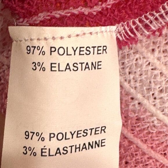 Ramy Brook Dress Womens Medium Large Cruz Striped Knit Tassel Boho Coverup - Picture 7 of 8